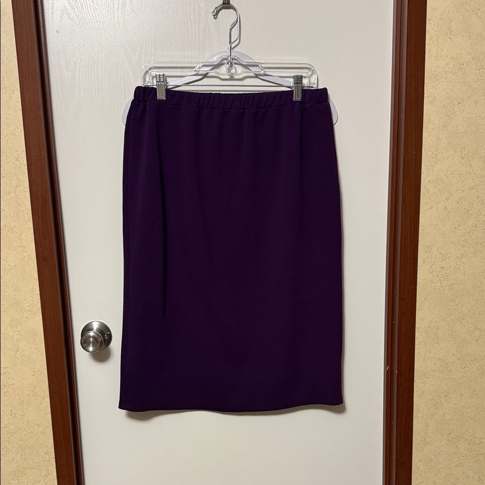 Moa Collection Elegant Purple Women's Skirt Size 3X